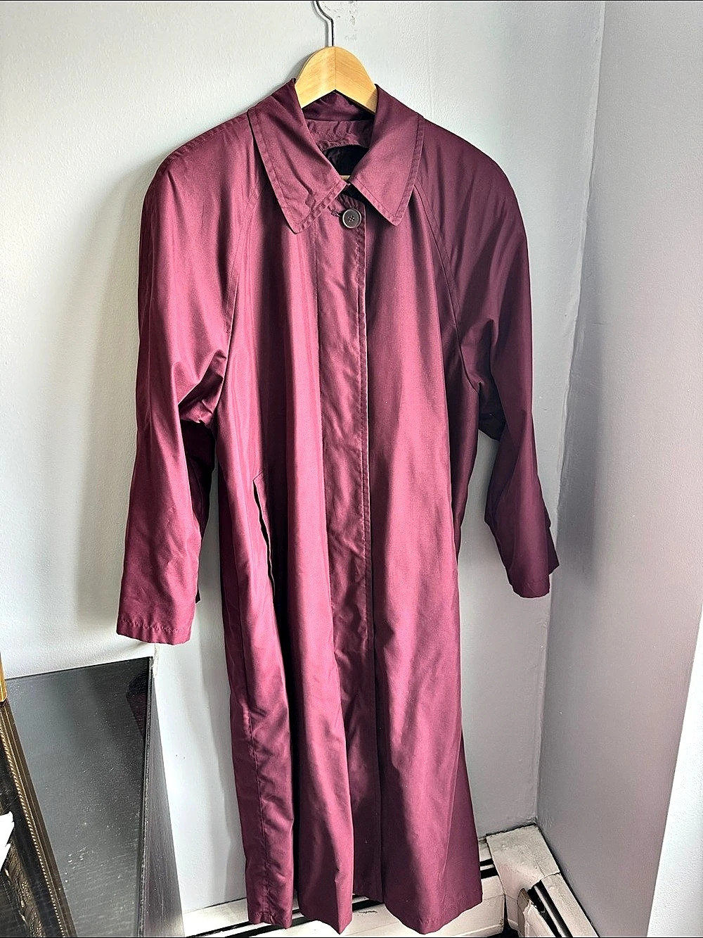 London Fog Women's Trench Coat in Pink Size 12 Petite